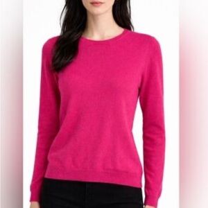 Jones New York 100% Cashmere Sweater Pink Sz S